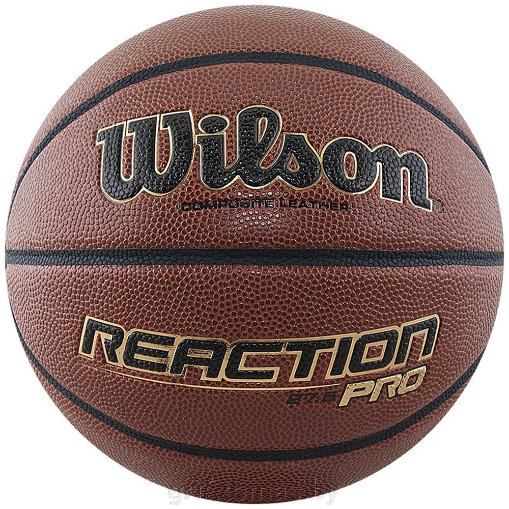 Мяч баскетбольный детский тренировочный Wilson Reaction Pro Indoor/Outdoor №5 (арт. WTB10139XB05) от компании Интернет-магазин товаров для спорта и туризма ГРИФ-СПОРТ - фото 1