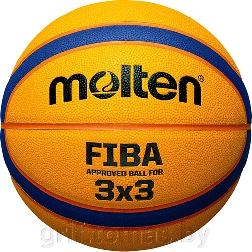 Мяч баскетбольный для стритбола профессиональный Molten B33T5000 3x3 FIBA Indoor/Outdoor №6 (арт. B33T5000) от компании Интернет-магазин товаров для спорта и туризма ГРИФ-СПОРТ - фото 1