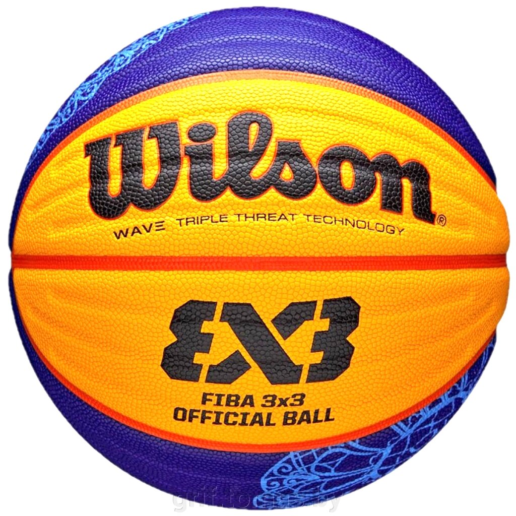 Мяч баскетбольный для стритбола профессиональный Wilson FIBA 3x3 Official Paris 2024 №6 (арт. WZ1011502XB6F) от компании Интернет-магазин товаров для спорта и туризма ГРИФ-СПОРТ - фото 1