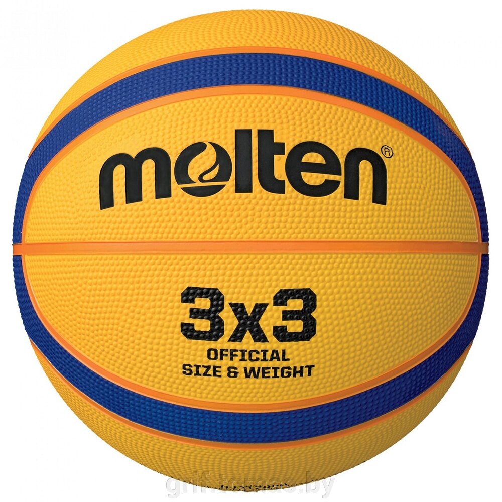 Мяч баскетбольный для стритбола тренировочный Molten B33T2000 3x3 Indoor/Outdoor №6 (арт. B33T2000) от компании Интернет-магазин товаров для спорта и туризма ГРИФ-СПОРТ - фото 1