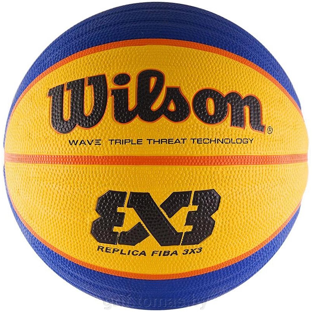 Мяч баскетбольный для стритбола тренировочный Wilson FIBA 3x3 Replica Indoor/Outdoor №6 (арт. WTB1033XB) от компании Интернет-магазин товаров для спорта и туризма ГРИФ-СПОРТ - фото 1
