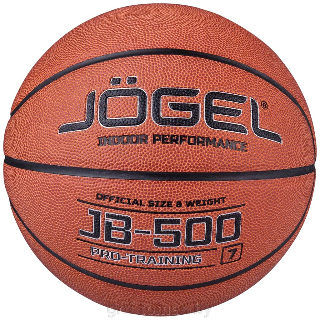 Мяч баскетбольный игровой Jögel JB-500 Indoor №7 (арт. JGL-18774) от компании Интернет-магазин товаров для спорта и туризма ГРИФ-СПОРТ - фото 1