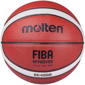Мяч баскетбольный игровой Molten B6G4000X FIBA Indoor/Outdoor №6 (арт. B6G4000X)