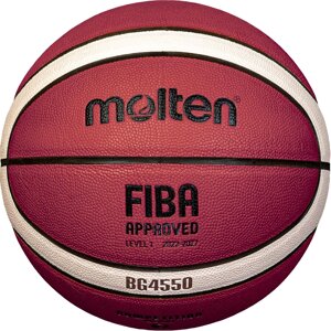 Мяч баскетбольный игровой Molten B7G4550 FIBA Indoor №7 (арт. B7G4550)