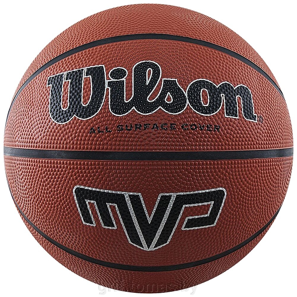 Мяч баскетбольный любительский Wilson MVP Brown Indoor/Outdoor №7 (арт. WTB1419XB07) от компании Интернет-магазин товаров для спорта и туризма ГРИФ-СПОРТ - фото 1