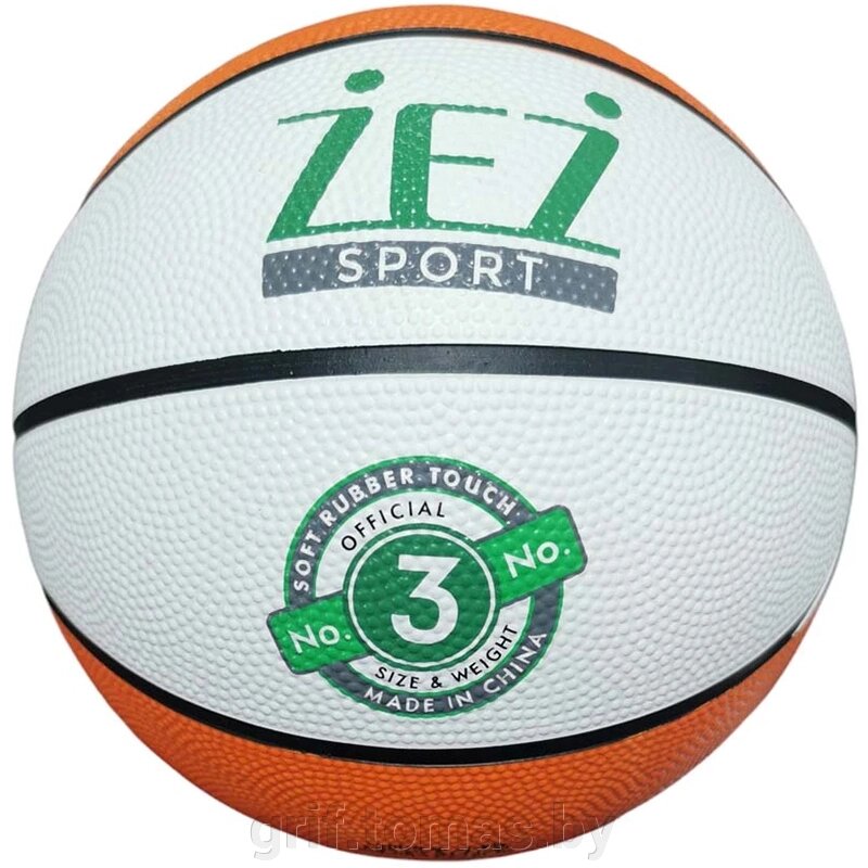 Мяч баскетбольный любительский Zez Sport Indoor/Outdoor №3 (оранжевый) (арт. Z23-3-OPH) от компании Интернет-магазин товаров для спорта и туризма ГРИФ-СПОРТ - фото 1