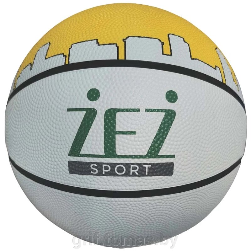 Мяч баскетбольный любительский Zez Sport Indoor/Outdoor №5 (желтый) (арт. Z23-5-Ж) от компании Интернет-магазин товаров для спорта и туризма ГРИФ-СПОРТ - фото 1