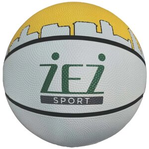 Мяч баскетбольный любительский Zez Sport Indoor/Outdoor №5 (желтый) (арт. Z23-5-Ж)
