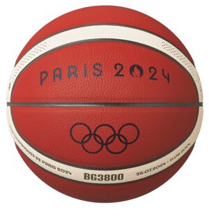 Мяч баскетбольный матчевый Molten B7G38002S4F Paris 2024 FIBA Indoor №7 (арт. B7G38002S4F)