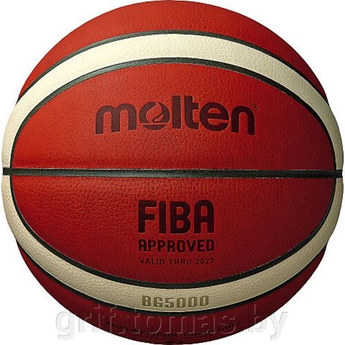 Мяч баскетбольный профессиональный Molten B7G5000 FIBA Indoor №7 (арт. B7G5000) от компании Интернет-магазин товаров для спорта и туризма ГРИФ-СПОРТ - фото 1