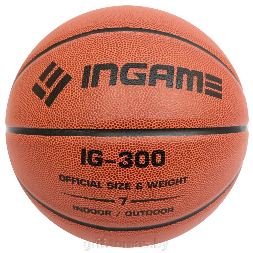 Мяч баскетбольный тренировочный Ingame IG-300 Indoor/Outdoor №7 (арт. IBB-IG-300-7) от компании Интернет-магазин товаров для спорта и туризма ГРИФ-СПОРТ - фото 1