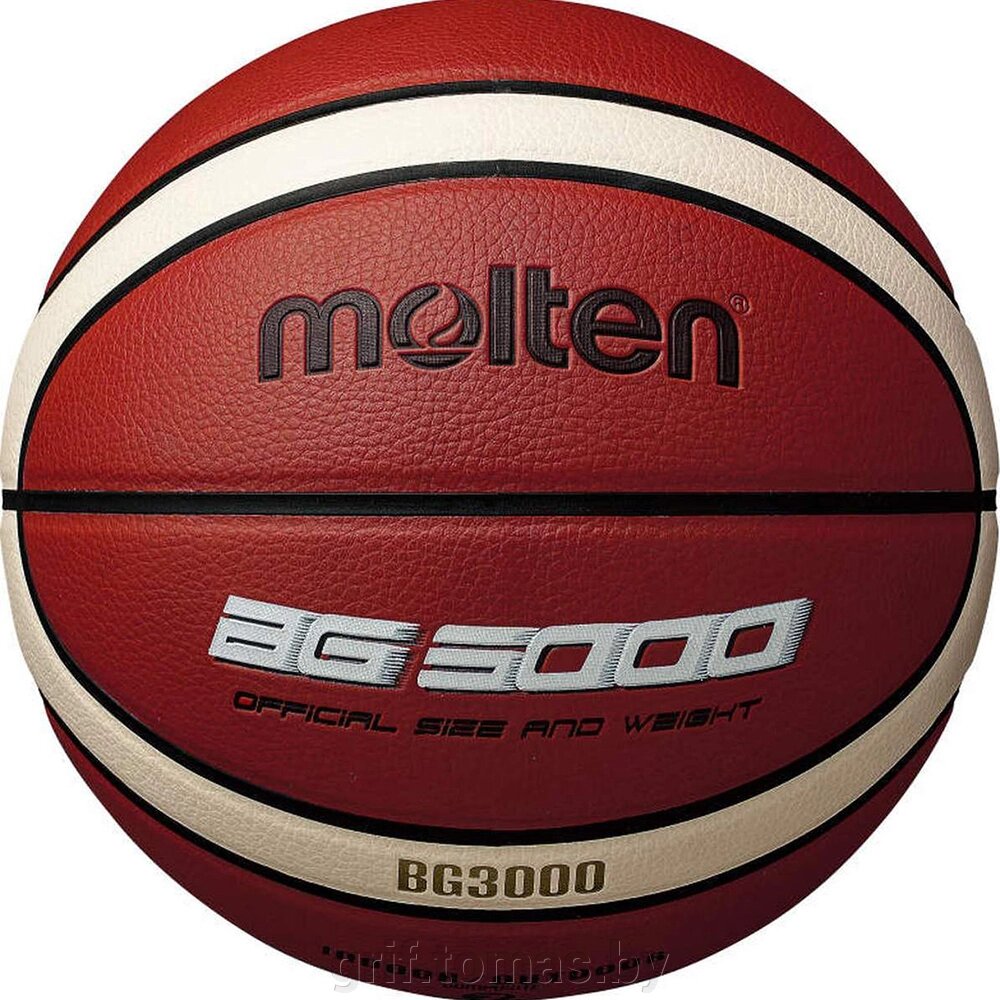 Мяч баскетбольный тренировочный Molten B6G3000 Indoor/Outdoor №6 (арт. B6G3000) от компании Интернет-магазин товаров для спорта и туризма ГРИФ-СПОРТ - фото 1