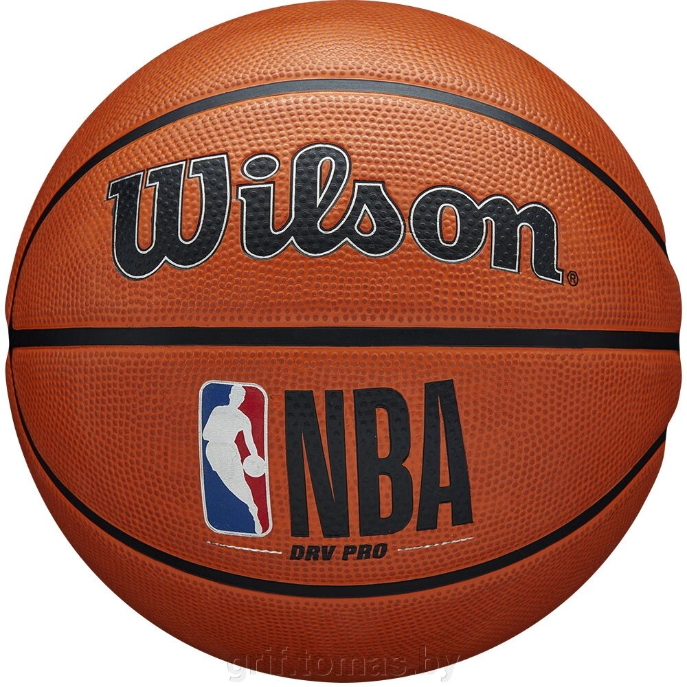 Мяч баскетбольный тренировочный Wilson NBA DRV Pro Indoor/Outdoor №7 (арт. WTB9100XB07) от компании Интернет-магазин товаров для спорта и туризма ГРИФ-СПОРТ - фото 1