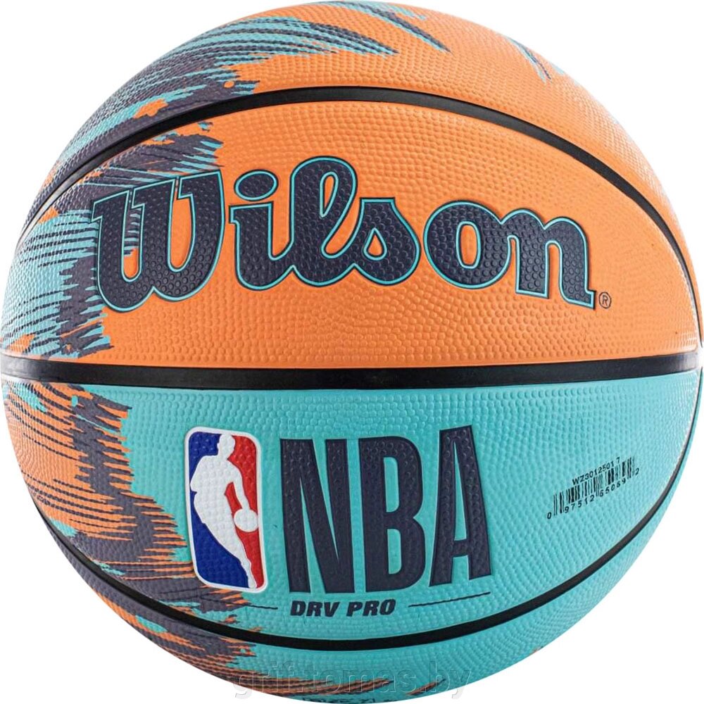 Мяч баскетбольный тренировочный Wilson NBA DRV Pro Streak №7 (арт. WZ3012501XB7) от компании Интернет-магазин товаров для спорта и туризма ГРИФ-СПОРТ - фото 1