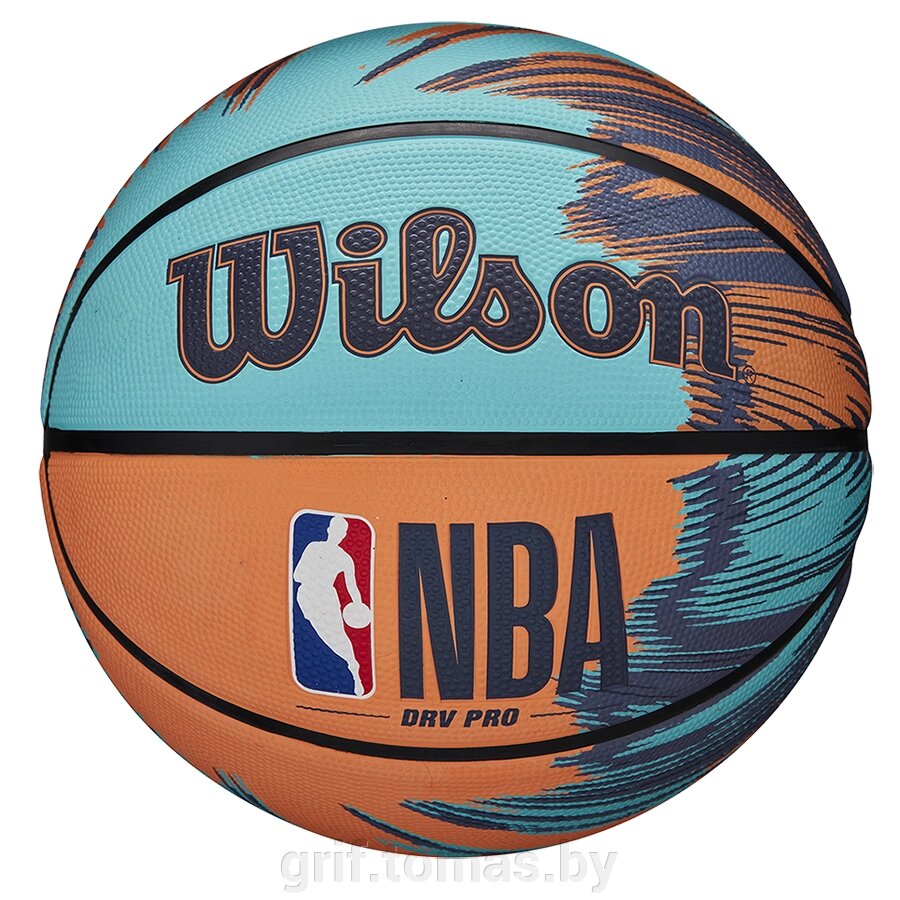 Мяч баскетбольный тренировочный Wilson NBA DRV Pro Streak Outdoor №6 (арт. WZ3012501XB6) от компании Интернет-магазин товаров для спорта и туризма ГРИФ-СПОРТ - фото 1