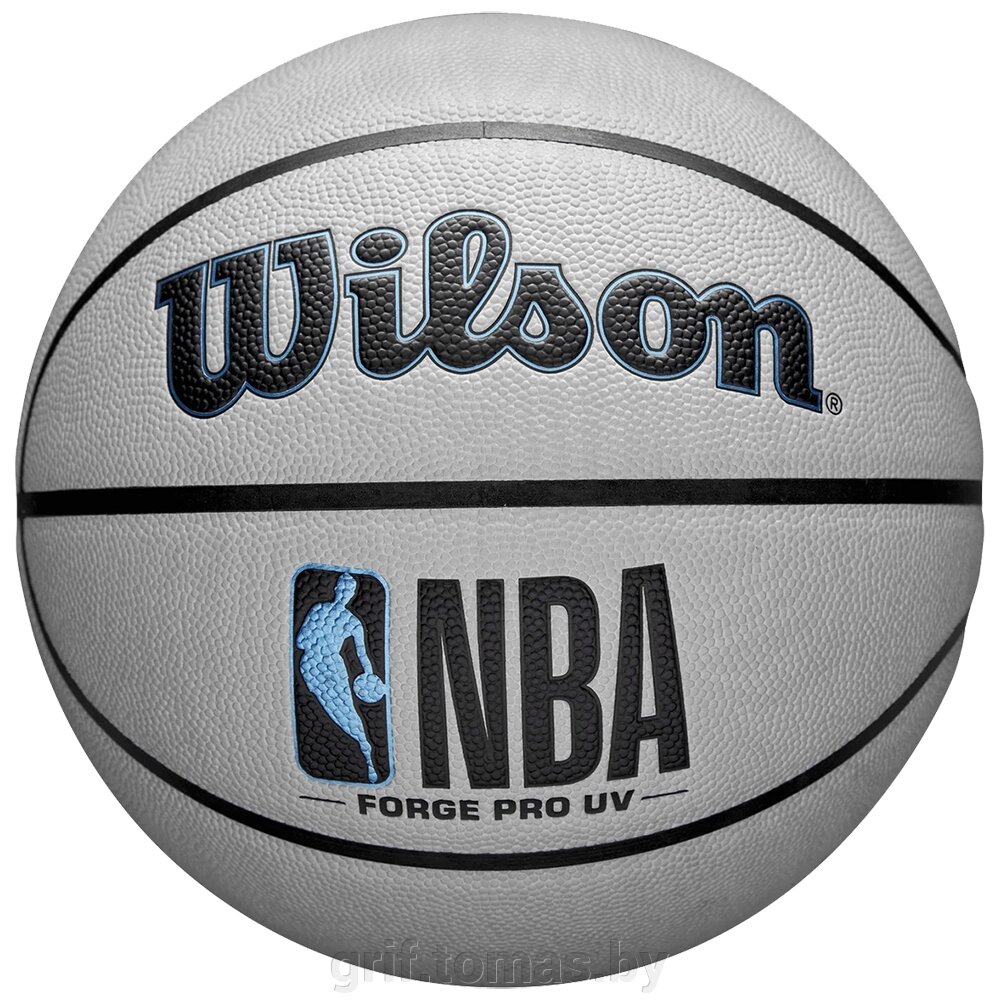 Мяч баскетбольный тренировочный Wilson NBA Forge Pro UV №7 (арт. WZ2010801XB7) от компании Интернет-магазин товаров для спорта и туризма ГРИФ-СПОРТ - фото 1