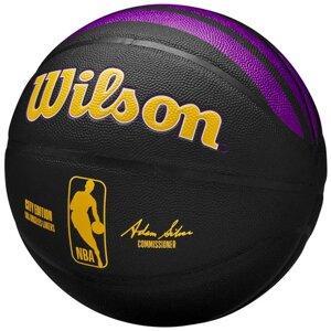 Мяч баскетбольный тренировочный Wilson NBA Team LA Lakers №7 (арт. WZ4024114XB7)
