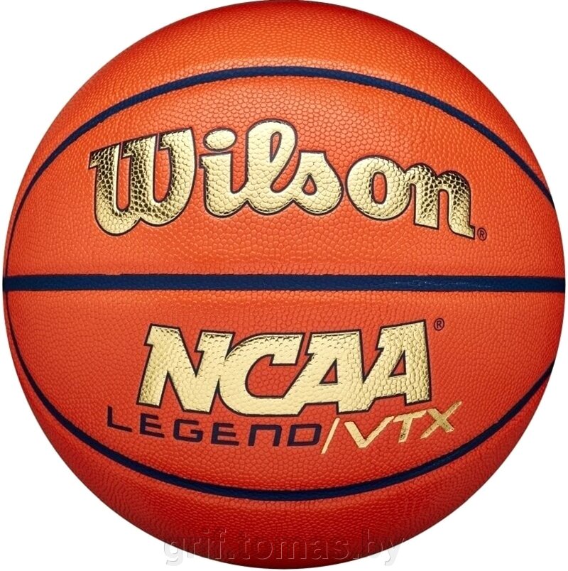 Мяч баскетбольный тренировочный Wilson NCAA Legend VTX Indoor/Outdoor №7 (арт. WZ2007401XB7) от компании Интернет-магазин товаров для спорта и туризма ГРИФ-СПОРТ - фото 1