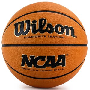 Мяч баскетбольный тренировочный Wilson NCAA Replica Game Indoor/Outdoor №7 (арт. WZ2007701XB7)