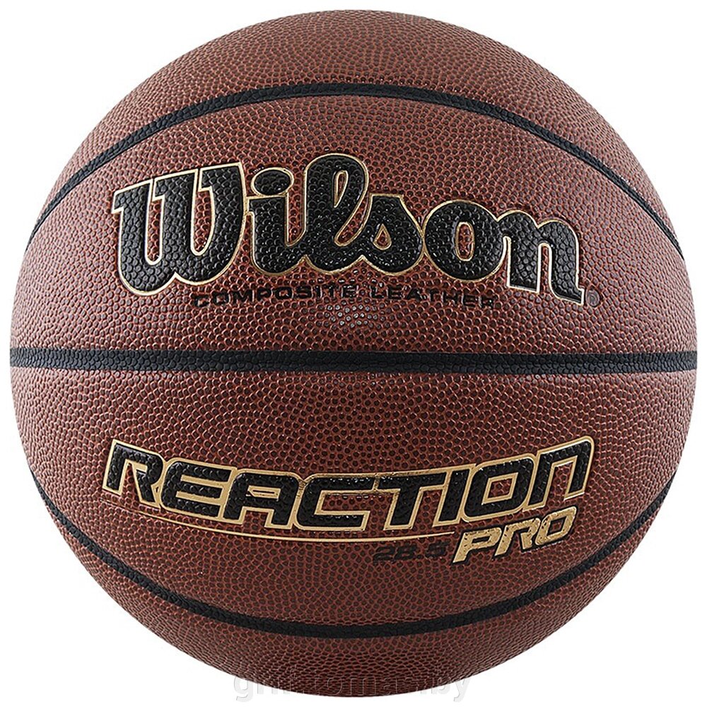 Мяч баскетбольный тренировочный Wilson Reaction Pro Indoor/Outdoor №6 (арт. WTB10138XB06) от компании Интернет-магазин товаров для спорта и туризма ГРИФ-СПОРТ - фото 1