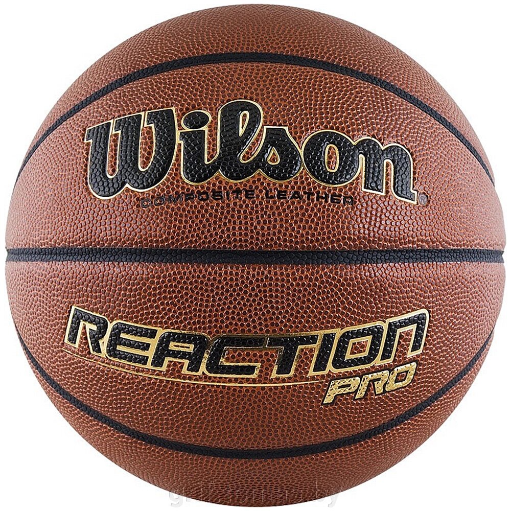Мяч баскетбольный тренировочный Wilson Reaction Pro Indoor/Outdoor №7 (арт. WTB10137XB07) от компании Интернет-магазин товаров для спорта и туризма ГРИФ-СПОРТ - фото 1