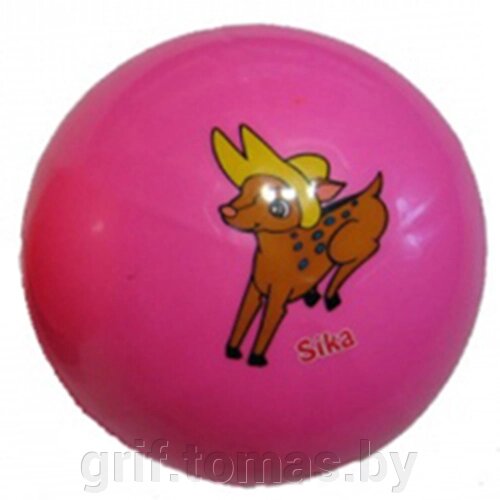 Мяч детский игровой 25 см (арт. KPVC-3 (T-1012)) от компании Интернет-магазин товаров для спорта и туризма ГРИФ-СПОРТ - фото 1
