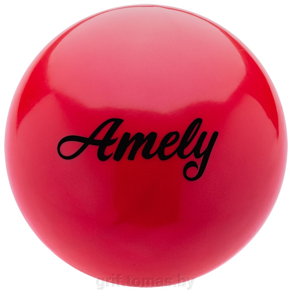 Мяч для художественной гимнастики Amely 150 мм (красный) (арт. AGB-101-15-R) от компании Интернет-магазин товаров для спорта и туризма ГРИФ-СПОРТ - фото 1