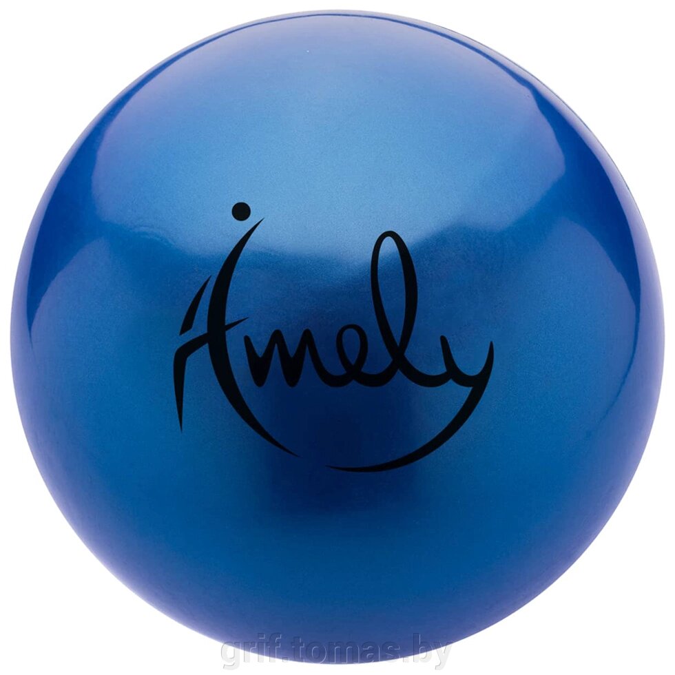 Мяч для художественной гимнастики Amely 150 мм (синий) (арт. AGB-301-15-BL) от компании Интернет-магазин товаров для спорта и туризма ГРИФ-СПОРТ - фото 1