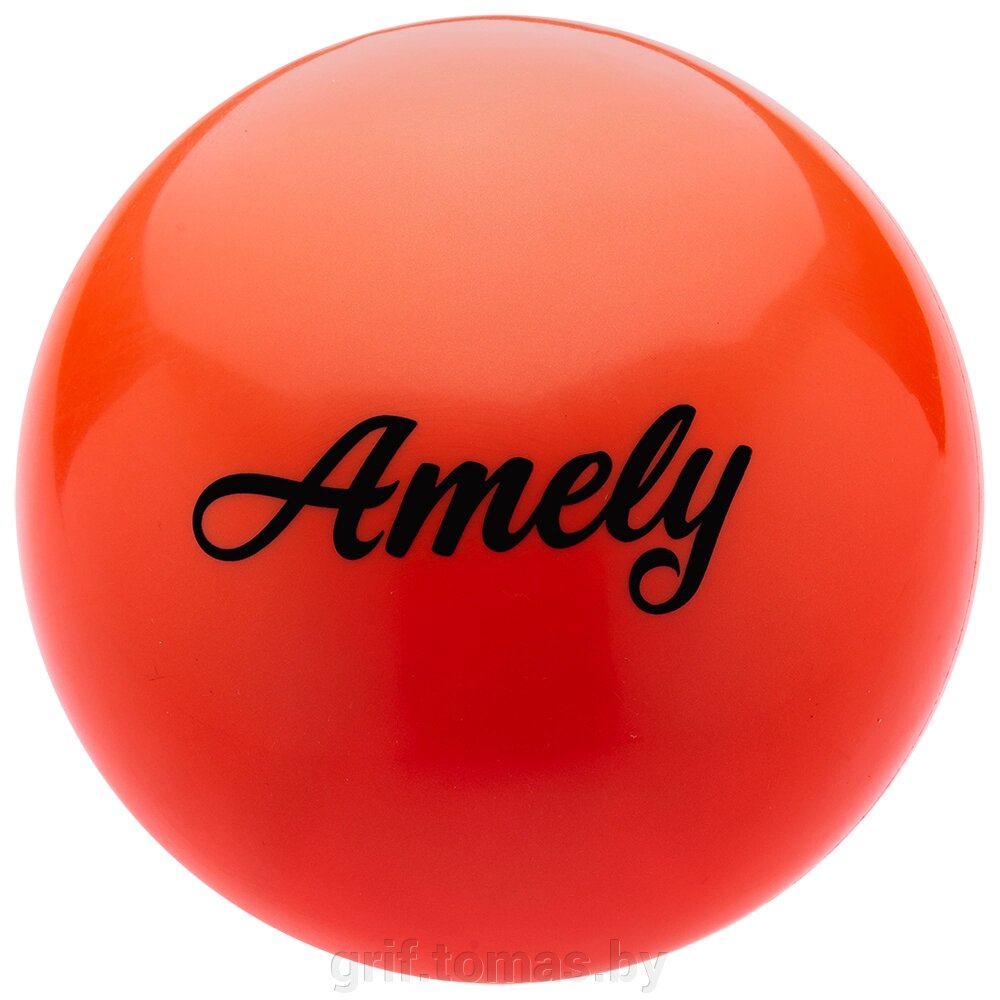 Мяч для художественной гимнастики Amely 190 мм (оранжевый) (арт. AGB-101-19-OR) от компании Интернет-магазин товаров для спорта и туризма ГРИФ-СПОРТ - фото 1