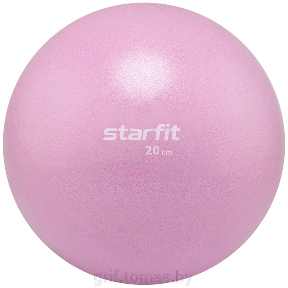 Мяч для пилатеса Starfit 20 см (розовый) (арт. GB-902-20-PI) от компании Интернет-магазин товаров для спорта и туризма ГРИФ-СПОРТ - фото 1