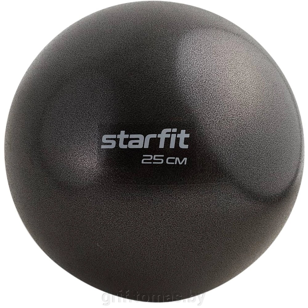 Мяч для пилатеса Starfit 25 см (черный) (арт. GB-902-25-BK) от компании Интернет-магазин товаров для спорта и туризма ГРИФ-СПОРТ - фото 1