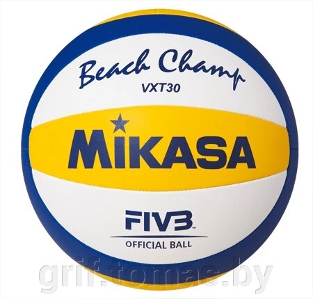 Мяч для пляжного волейбола игровой Mikasa VXT30 (арт. VXT30 ) от компании Интернет-магазин товаров для спорта и туризма ГРИФ-СПОРТ - фото 1