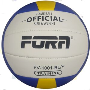 Мяч для пляжного волейбола любительский Fora (арт. FV-1001-BL/Y)