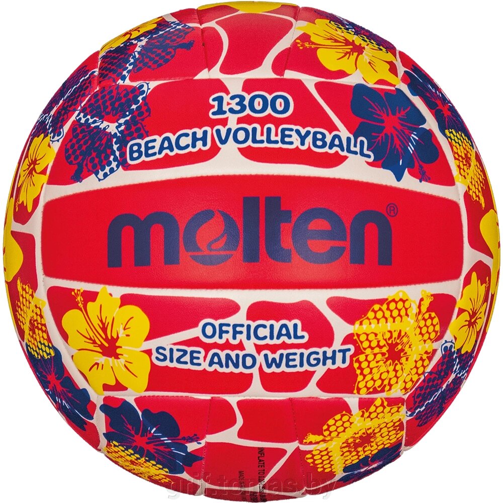 Мяч для пляжного волейбола любительский Molten V5B1300-FR (арт. V5B1300-FR) от компании Интернет-магазин товаров для спорта и туризма ГРИФ-СПОРТ - фото 1