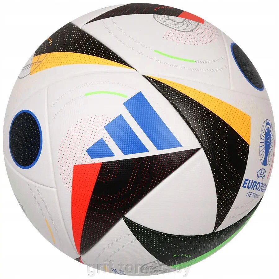 Мяч футбольный игровой Adidas Euro24 Competition FIFA №5 (арт. IN9365-5) от компании Интернет-магазин товаров для спорта и туризма ГРИФ-СПОРТ - фото 1