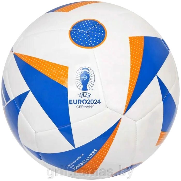 Мяч футбольный любительский Adidas Euro24 Club №4 (арт. IN9371-4) от компании Интернет-магазин товаров для спорта и туризма ГРИФ-СПОРТ - фото 1