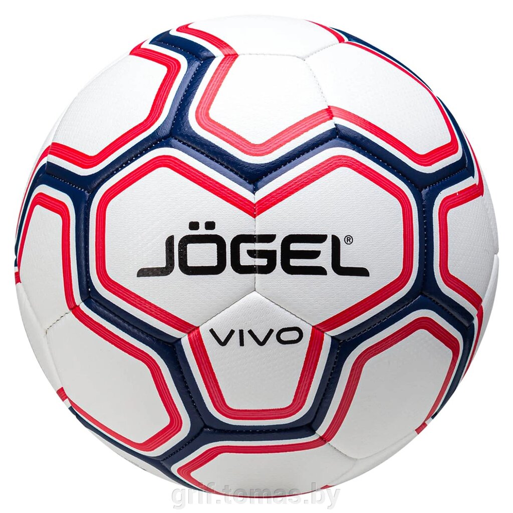 Мяч футбольный любительский Jogel Vivo №5 (арт. JGL-2040) от компании Интернет-магазин товаров для спорта и туризма ГРИФ-СПОРТ - фото 1