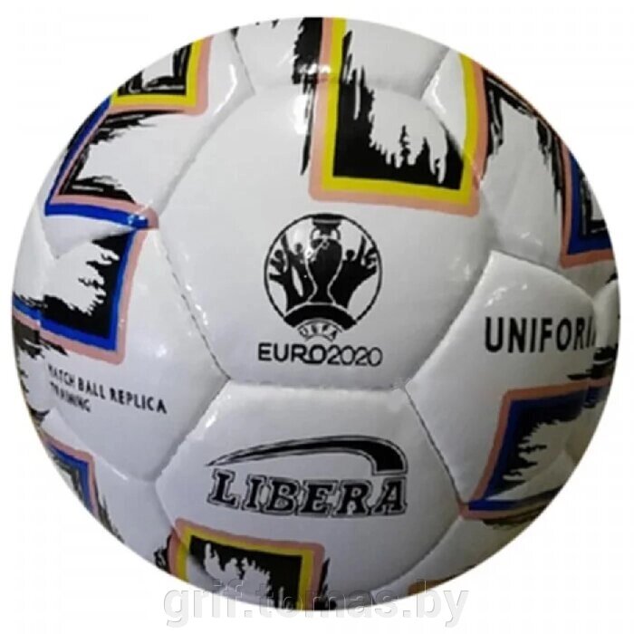 Мяч футбольный любительский Libera №5 (арт. 500) от компании Интернет-магазин товаров для спорта и туризма ГРИФ-СПОРТ - фото 1