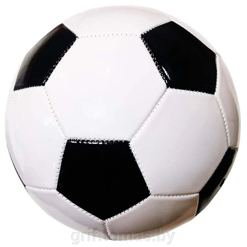 Мяч футбольный любительский №5 (арт. FT-PVC) от компании Интернет-магазин товаров для спорта и туризма ГРИФ-СПОРТ - фото 1