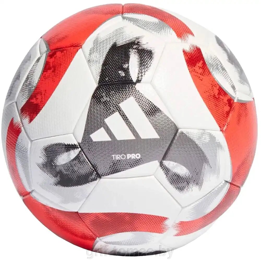 Мяч футбольный профессиональный Adidas Tiro Pro FIFA №5 (арт. HT2428-5) от компании Интернет-магазин товаров для спорта и туризма ГРИФ-СПОРТ - фото 1