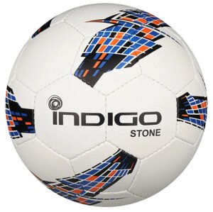 Мяч футбольный тренировочный Indigo Stone №5 (арт. IN028-WH-BK)