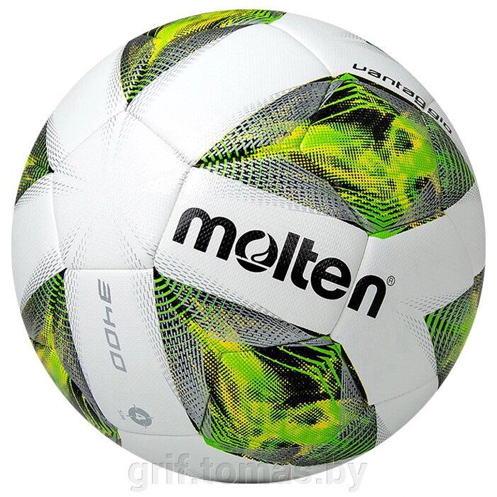 Мяч футбольный тренировочный Molten F4A3400G-G №4 (арт. F4A3400G) от компании Интернет-магазин товаров для спорта и туризма ГРИФ-СПОРТ - фото 1