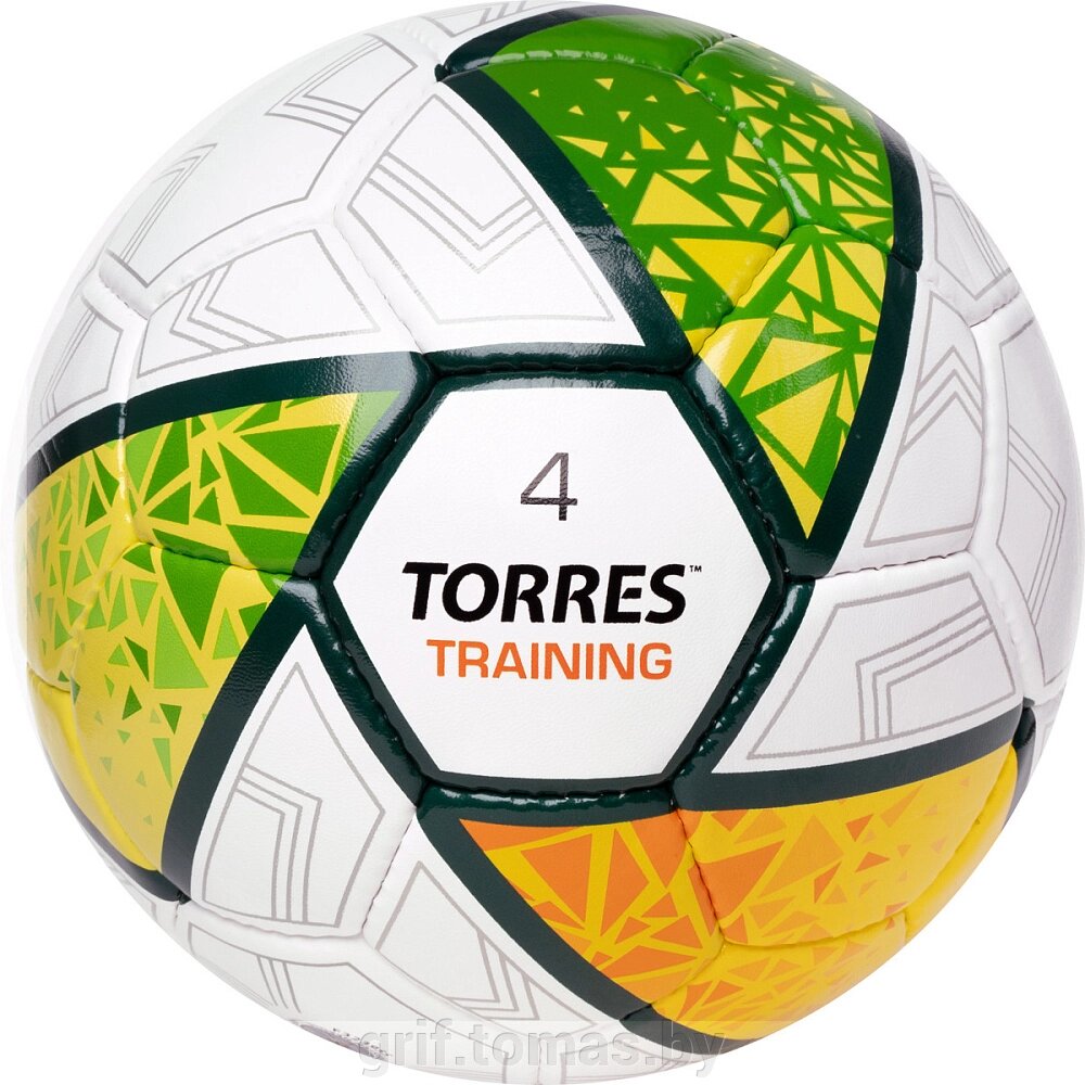 Мяч футбольный тренировочный Torres Training №4 (арт. F323954) от компании Интернет-магазин товаров для спорта и туризма ГРИФ-СПОРТ - фото 1