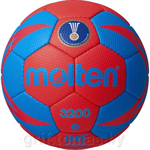 Мяч гандбольный тренировочный Molten H3X3200-RB №3 (арт. H3X3200-RB) от компании Интернет-магазин товаров для спорта и туризма ГРИФ-СПОРТ - фото 1