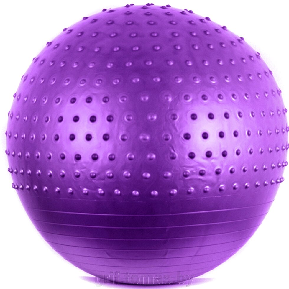 Мяч гимнастический полумассажный Artbell 75 см с системой антивзрыв (арт. GB15-75-PU) от компании Интернет-магазин товаров для спорта и туризма ГРИФ-СПОРТ - фото 1
