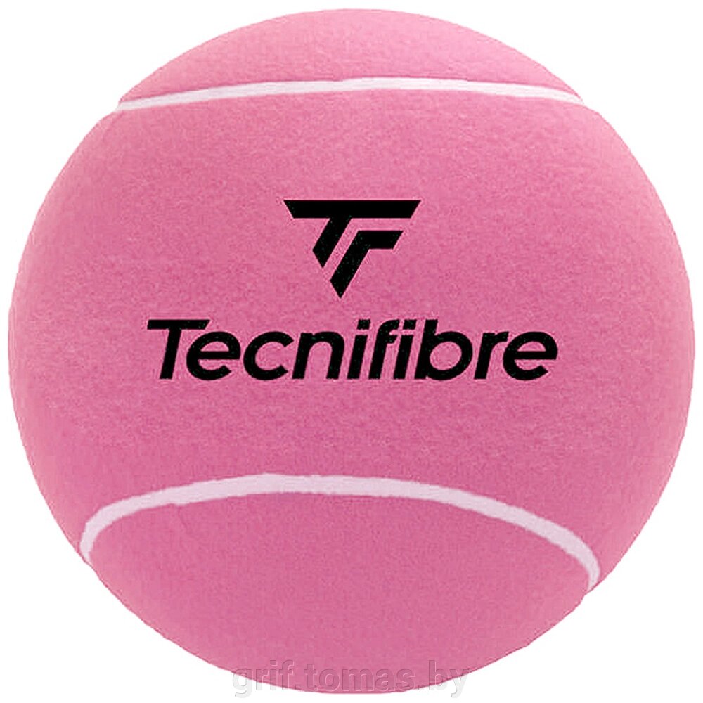 Мяч теннисный сувенирный Tecnifibre Jumbo 12 см (арт. 55TFBALPNK) от компании Интернет-магазин товаров для спорта и туризма ГРИФ-СПОРТ - фото 1