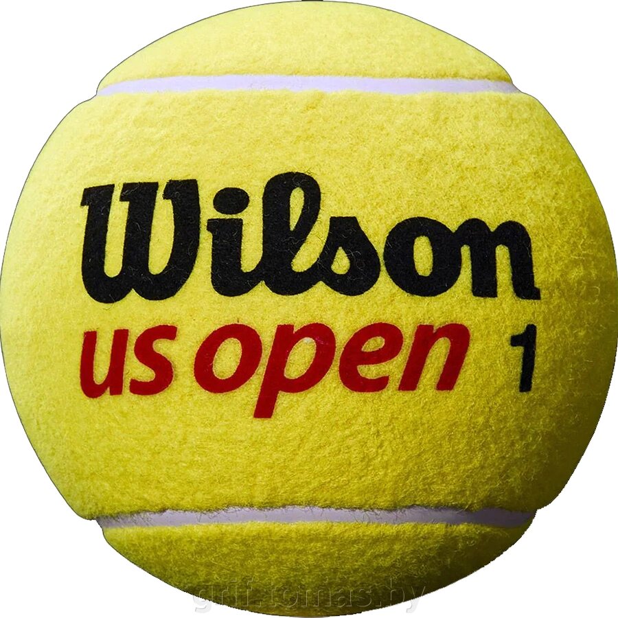Мяч теннисный сувенирный Wilson Mini Jumbo US Open (арт. WRT1415U) от компании Интернет-магазин товаров для спорта и туризма ГРИФ-СПОРТ - фото 1