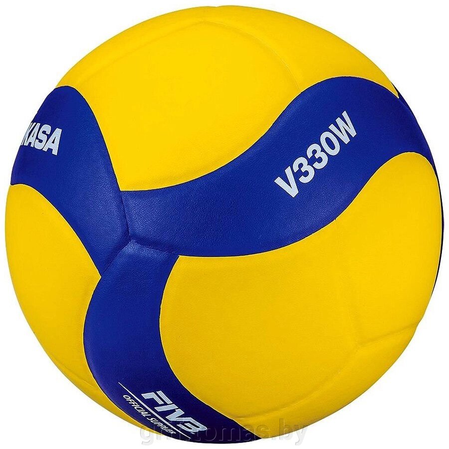 Мяч волейбольный игровой Mikasa V330W (арт. V330W) от компании Интернет-магазин товаров для спорта и туризма ГРИФ-СПОРТ - фото 1