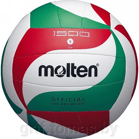 Мяч волейбольный любительский Molten V5M1500 (арт. V5M1500) от компании Интернет-магазин товаров для спорта и туризма ГРИФ-СПОРТ - фото 1