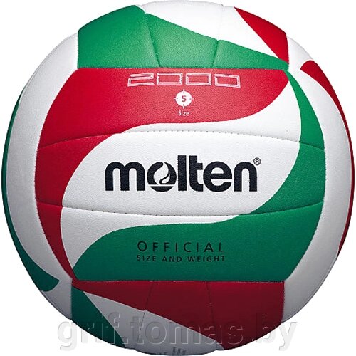 Мяч волейбольный любительский Molten V5M2000 (арт. V5M2000) от компании Интернет-магазин товаров для спорта и туризма ГРИФ-СПОРТ - фото 1